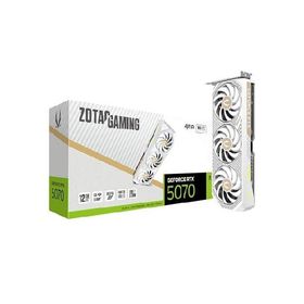 【並行輸入品】 ZOTAC Gaming GeForce RTX 5070 AMP ホワイトエディション DLSS 4 12GB GDDR7 192ビット 28Gbps PCIE 5.0 ゲーミンググラフィックスカード IceSt