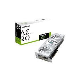 【並行輸入品】 GIGABYTE GeForce RTX 5070 AERO OC 12G グラフィックスカード、12GB 192ビットGDDR7、PCIe 5.0、WINDFORCE冷却システム、GV-N5070AERO OC-12GD