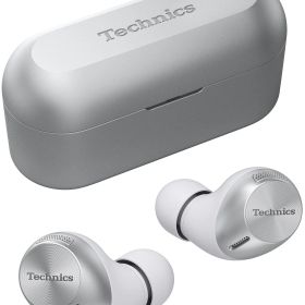 テクニクス ワイヤレスイヤホン EAH-AZ40-S シルバー bluetooth マルチポイント IPX4 アプリ対応