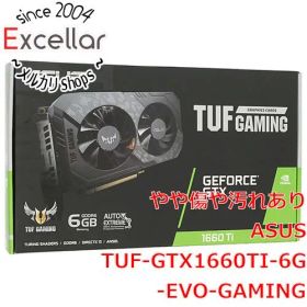 [bn:14] ASUSグラボ TUF-GTX1660TI-6G-EVO-GAMING PCIExp 6GB 元箱あり