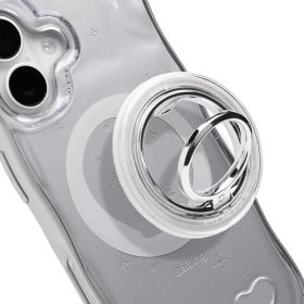 iFace BeBling 2 MagSafe対応 スマホリング MagSynq Ring Holder (クリア)【 アイフェイス ビーブリング2 マグセーフ マグネット式 リング 角度調整可能 スマホスタンド機能 落下防止 iphone 】 1