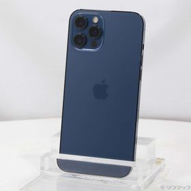 (中古)Apple iPhone12 Pro Max 128GB パシフィックブルー MGCX3J/A SIMフリー(305-ud)