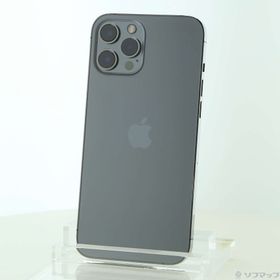 (中古)Apple iPhone12 Pro Max 128GB グラファイト MGCU3J/A SIMフリー(269-ud)