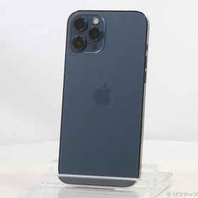 (中古)Apple iPhone12 Pro Max 256GB パシフィックブルー MGD23J/A SIMフリー(348-ud)