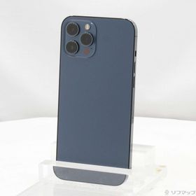 (中古)SoftBank iPhone12 Pro Max 256GB パシフィックブルー MGD23J/A SoftBank(269-ud)