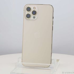 (中古)Apple iPhone12 Pro Max 256GB ゴールド MGD13J/A SoftBank(349-ud)