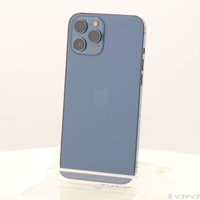 (中古)Apple iPhone12 Pro Max 128GB パシフィックブルー MGCX3J/A SIMフリー(196-ud)