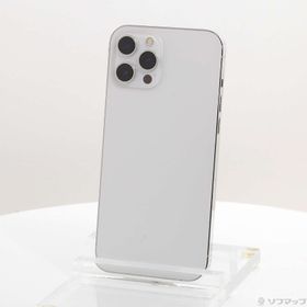 (中古)Apple iPhone12 Pro Max 128GB シルバー MGCV3J/A SIMフリー(269-ud)