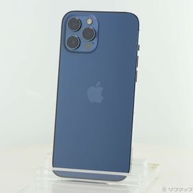 (中古)Apple iPhone12 Pro Max 512GB パシフィックブルー MGD63J/A SIMフリー(352-ud)