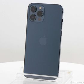 (中古)Apple iPhone12 Pro Max 512GB パシフィックブルー MGD63J/A SIMフリー(258-ud)