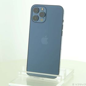 (中古)Apple iPhone12 Pro Max 128GB パシフィックブルー MGCX3J/A SoftBank(276-ud)