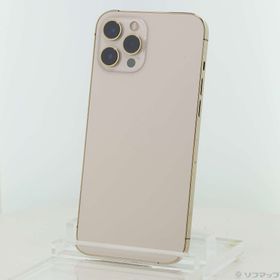 (中古)Apple iPhone12 Pro Max 256GB ゴールド MGD13J/A SIMフリー(344-ud)