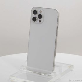 (中古)Apple iPhone12 Pro Max 128GB シルバー MGCV3J/A SIMフリー(348-ud)