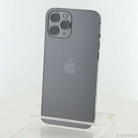 (中古)Apple iPhone12 Pro Max 128GB グラファイト MGCU3J/A SIMフリー(377-ud)