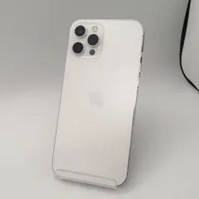 【中古】Apple docomo 【SIMロック解除済み】 iPhone 12 Pro Max 256GB シルバー MGD03J/A【福岡天神】保証期間１ヶ月【ランクB】