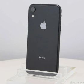 ソフマップ 〔中古品〕 iPhoneXR 64GB ブラック MT002J／A SIMフリー【348】