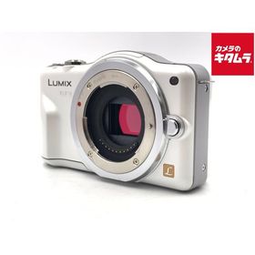 【中古】 【並品】 パナソニック LUMIX DMC-GF3-W ボディ シェルホワイト