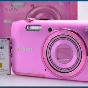 【動作保証】 ニコン Nikon COOLPIX S3600 8x 元箱、バッテリー付属 同梱無料 #am8086