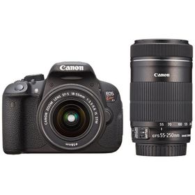 【中古】Canon デジタル一眼レフカメラ EOS Kiss X7i ダブルズームキット EF-S18-55 IS STM/EF-S55-250 IS
