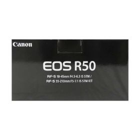 【新品】CANON キャノン ミラーレス一眼カメラ EOS R50 ダブルズームキット ブラック