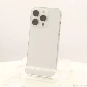 ソフマップ 〔中古品〕 iPhone15 Pro 128GB ホワイトチタニウム MTU83J／A SIMフリー【348】