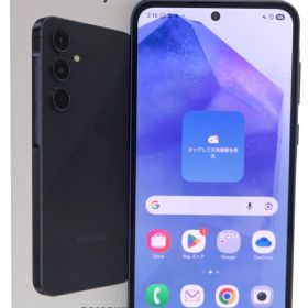 【SAMSUNG】サムスン『Galaxy A55 5G / 128GB / SIMロック解除済 ドコモ / オーサムネイビー』SC-53E 2024年5月発売 スマートフォン 1週間保証【中古】