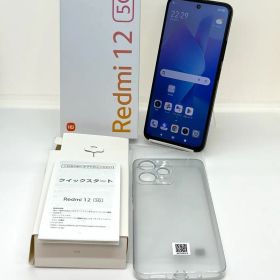 【ほぼ新品】Redmi 12 5G A401XM 128GB／4GB ソフトバンク SIMフリー ミッドナイトブラック 白ロム スマホ本体 送料無料 中古 S470