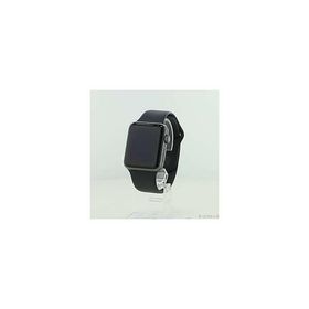 〔中古〕Apple(アップル) Apple Watch Series 3 GPS 42mm スペースグレイアルミニウムケース ブラックスポーツバンド