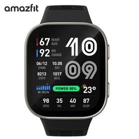 Amazfit Bip Max SP170085 C24 アマズフィット ビップマックス シルバー 腕時計 AI搭載 スマートウォッチ 大画面 通話 GPS 軽量 防水 睡眠 健康管理 ストレス