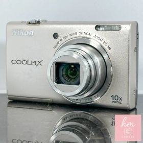 Nikon COOLPIX S6200 プラチナシルバー 1600万画素 光学10倍ズーム 広角25mm ニッコールレンズ フルHD コンパクトデジタルカメラ ニコン クールピクス