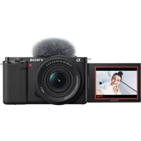 ソニー SONY VLOGCAM ZV-E10KB ブラック パワーズームレンズキット ミラーレス一眼デジタルカメラ ZVE10KB