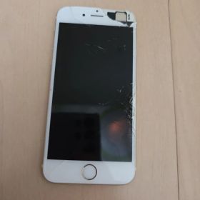 Apple iPhone 6 ゴールド 画面ひびあり