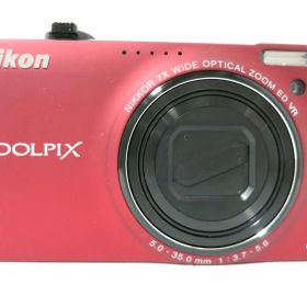 Nikon COOLPIX S6300 デジタルカメラ レッド バッテリーなし