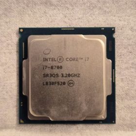 Intel Core i7-8700 CPU 本体