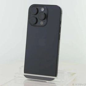 ソフマップ 〔中古品〕 iPhone16 Pro 128GB ブラックチタニウム MYMV3J／A SIMフリー【262】