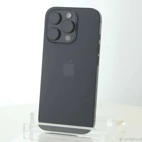 ソフマップ 〔中古品〕 iPhone16 Pro 256GB ブラックチタニウム FYN03J／A SIMフリー【305】