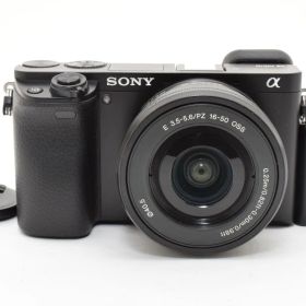 【返品保証】並品｜SONY ソニー α6000 ミラーレス一眼カメラ ブラック ボディ パワーズーム #C260603-04