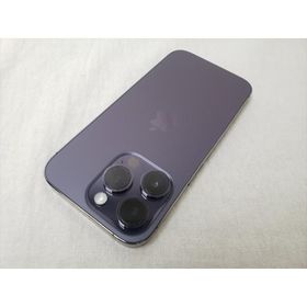 (中古) iPhone14 Pro 256GB ディープパープル /MQ1E3J/A 【国内版 SIMFREE】、SIMフリー