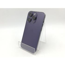 【中古】Apple 国内版 【SIMフリー】 iPhone 14 Pro 256GB ディープパープル MQ1E3J/A【千葉】保証期間１ヶ月【ランクC】