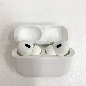 【加古川店】 Apple AirPods Pro 第2世代 ワイヤレスイヤホン MQD83J/A JVF770HN6K Bluetooth 防水・防塵 ノイズキャンセリング 外音取り込み 充電ケーブル・イヤーピース・マニュアル付属【416】
