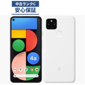 ★【中古品】 Google Pixel 4a 5G G025H 128GB ホワイト Softbank 管理:lsvJ