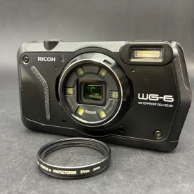 【動作OK】RICOH WG-6 ブラック 本格防水・耐衝撃・防塵 デジカメ