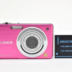 ★極上品★ パナソニック Panasonic LUMIX DMC-FS7 ピンク コンパクトデジカメ【ピンク】 #0778A