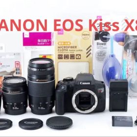 Canon EOS Kiss X8i 標準&望遠ダブルレンズセット