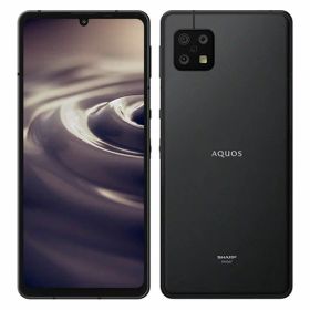 【中古】【安心保証】 AQUOS sense6s SHG07[64GB] UQモバイル ブラック