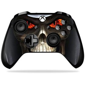 MightySkins Xbox One X Controller 用ビニールスキン「Evil Reaper」保護スキン 着脱簡単