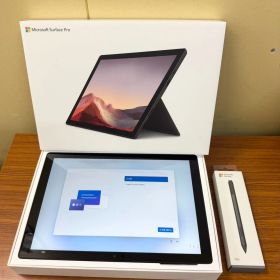 【通電のみ確認OK・初期化済み】Surface Pro 7 10th Gen Intel Core i5 Processor (第10世代) 8GB 256GB + Surface ペン 1776 2点セット 中古 箱付き
