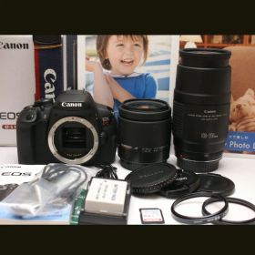 ショット極少♪キャノン Canon EOS Kiss X7i ダブルレンズセット