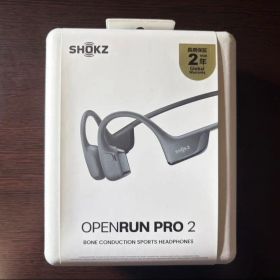 SHOKZ OpenRun Pro 2 本体 骨伝導イヤホン ブラック