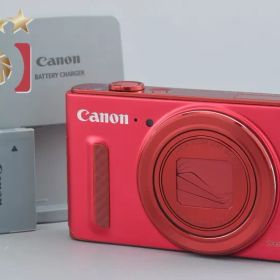 【中古】Canon キヤノン PowerShot SX610 HS レッド コンパクトデジタルカメラ